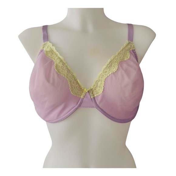 VICTORIA’S SECRET Tease Unlined Underwire Bra 38DDD Lavender - Picture 1 of 6
